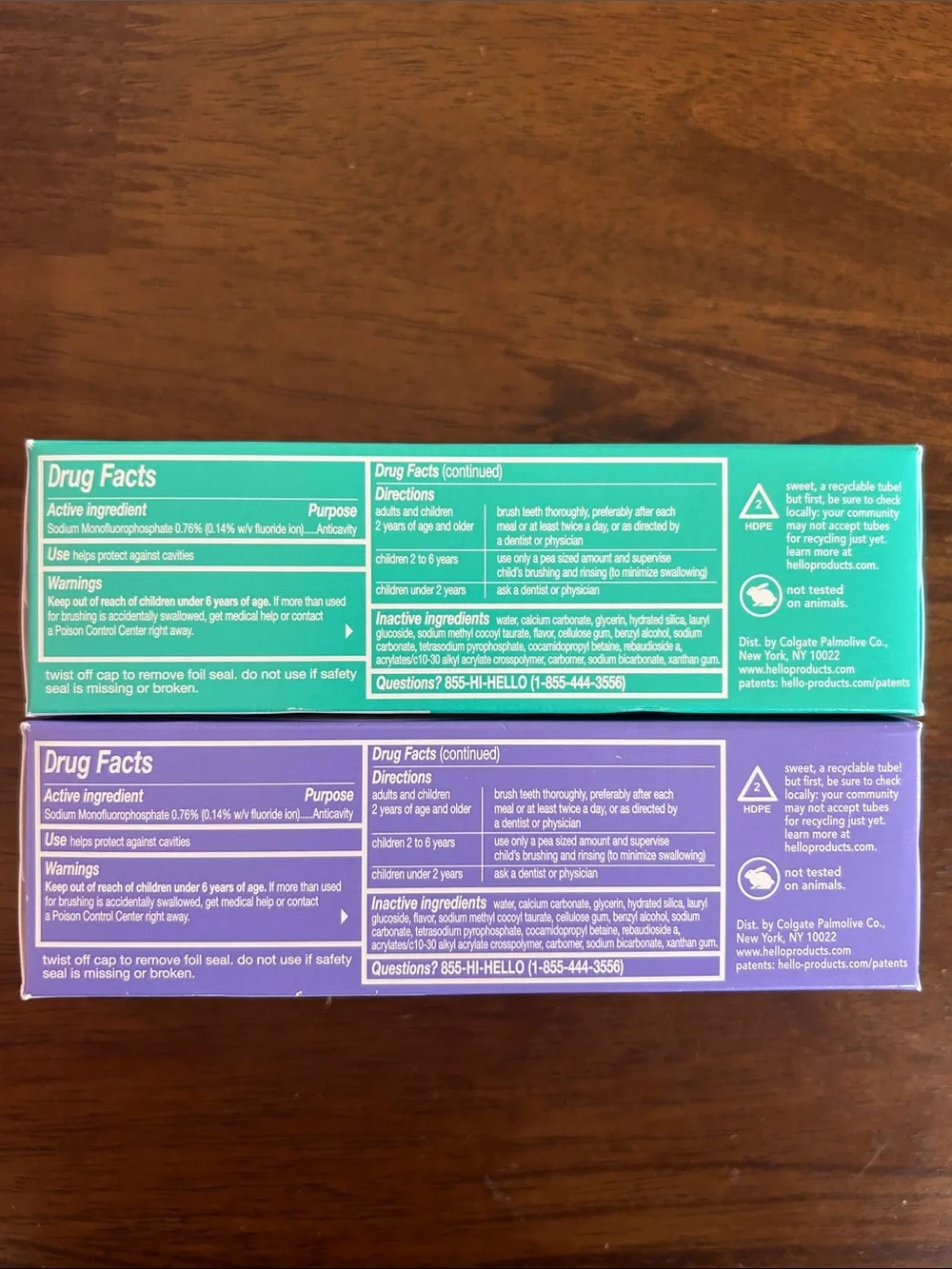 NWT HELLO toothpastes